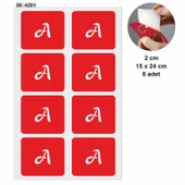 Bayiilere Özel 42 Sayfa Harf ve Rakam Şablon Seti Midi Dövme Deseni thumbnail 1