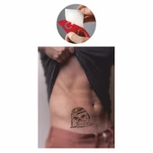 Komando Kuru kafa Tattoo Geçici Dövme Şablonları Kına Kalıpları thumbnail 2