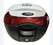 WOGEN 33 LİTRE PREMİUM SIRT DAYAMALI MOTOSİKLET ÇANTASI - BEYAZ KARBON - 1401 023 - 1