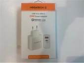Megatech 25W2  Usb-A To Usb-C 3.0A 25W Ev Şarj Kafa Hızlı Şarj Akım Koruma - 1