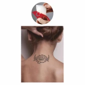 Kraliçe tacı Tattoo Geçici Dövme Şablonları Kına Kalıpları thumbnail 2