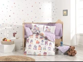 Hobby Felix Mor Poplin Bebek Nevresim Takımı - 1
