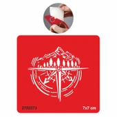 Kamp Pusula  Tattoo Geçici Dövme Şablonları Kına Kalıpları thumbnail 1