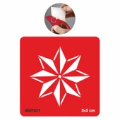 Selçuklu Yıldızı Sembolü Tattoo Geçici Dövme Şablonları Kına Kalıpları thumbnail 1