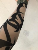 Giyilebilir Dövme Tribal Dövme Çift Kol thumbnail 5