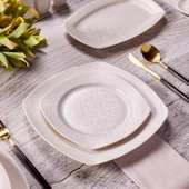 Karaca Deren 57 Parça 12 Kişilik Porselen Yemek Takımı - 3