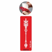 Hedefe Doğru  Ok  Tattoo Geçici Dövme Şablonları Kına Kalıpları thumbnail 1