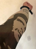 Çift Kol Giyilebilir Dövme Che Guavera Desenler Tattoo Sleeve - 1