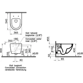 Vitra Sento Rimex Asma Klozet 7748B003-0559 Beyaz thumbnail 7