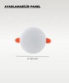 9W Sıva Altı Ayarlanabilir Led Panel Armatür Beyaz Işık - 2 Adet - 2
