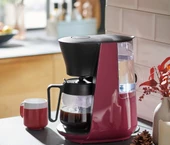 Let's Brew Filtre Kahve Makinesi - Berry Bordo - 7