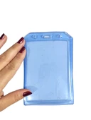 Pvc Yaka Kartlığı Yaka Kartı Kılıfı Kart Koruyucu 14x9 cm - 1 Adet thumbnail 2