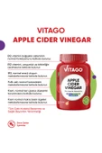 VİTAGO AppleCiderVinegarElma Sirkesi İleTatlandırılmış Krom B12 VitaminiFolik Asit60AdetÇiğnenebilirGummies thumbnail 2