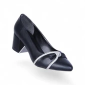 Ayakcenter Pıno2 Siyah Kadın 7Cm Topuklu Ayakkabı thumbnail 1