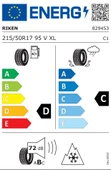RIKEN 215/50R17 95V XL SNOW 2024 KIŞ LASTİĞİ thumbnail 2