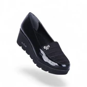 Ayakcenter Esrc-607 Siyah Kadın 7Cm Topuklu Ayakkabı thumbnail 1