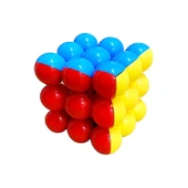 Kızılkaya Yuvarlak Sabır Küpü Rubik Küp Zeka Küpü (218-H22) thumbnail 1