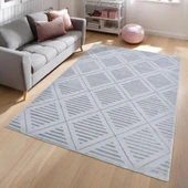Elements Yumuşak Dokulu İskandinav Dokuma Gri Salon Halısı Mutfak Halısı Koridor Halısı Yolluk 06A_PA48 - 3