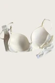 Arias Closet Beyaz-Kırmızı 2li Mikro Kumaş İçi Boş Balenli Günlük Desteksiz Sütyen thumbnail 2