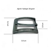 Kemer Tokası 3,8 cm Siyah Nikel1 Adet - 5