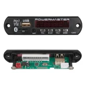 Powermaster M515 Oto Teyp Dijital Player Board USB/AUX/SD/FM/Bluetooth Kumandalı Mikrofonsuz Oto Teyp Çevirici (12V-500MA) thumbnail 2