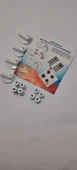 UNİVERSAL İNOX YASSI BEYAZ FIRIN DÜĞME - NO:48 - 4 ADET - 10031032 - 1