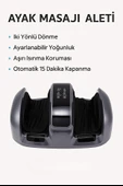 Ayak Masaj Aleti  Isıtmalı, Çift Yönlü, Hava Yastıklı, Otomatik Kapanma - 1
