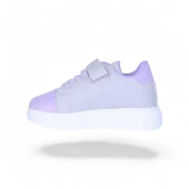 Prokids 4120 Gri-Lila Kız Çocuk Sneaker Spor Ayakkabı thumbnail 3