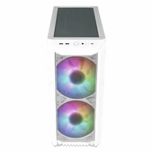 Cooler Master HAF 500 USB 3.2 ARGB eATX Mid Tower Beyaz Kasa thumbnail 3