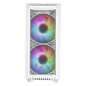 Cooler Master HAF 500 USB 3.2 ARGB eATX Mid Tower Beyaz Kasa thumbnail 2