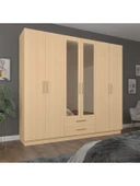 6 Kapaklı Gardırop 240cm  Akça Ağaç thumbnail 1