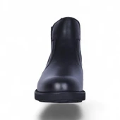 Crısso B520 Siyah Kauçuk %100 Deri Erkek Bot Ayakkabı thumbnail 3