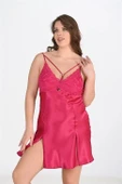 Arias Closet 2li Vişne Sabahlık Takımı Bigsize 6212 - 2