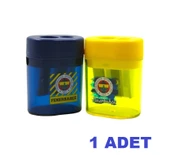 Fenerbahçe Çift Bıçaklı (Gözlü) Hazneli Oval Kalemtraş 1 Adet - 1