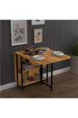Asra Trend Metal Gövde Katlanır Mutfak Yemek Çalışma Masası, 155×75×70 cm, KM-31  PETRA thumbnail 1