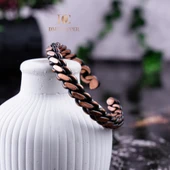 Dmt Copper Home %100 El Yapımı Bakır Bileklik,Doğal Antibakteriyel Bakır Bileklik, Sağlık Dostu Şık Tasarım IŞIKLI KUTULU - 1
