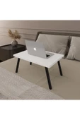 Katlanır Laptop Sehpası Seyyar Kahvaltı Sehpası Çalışma Masası  BEYAZ thumbnail 1