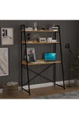METAL KİTAPLIKLI ÇALIŞMA MASASI  Petra thumbnail 4