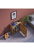 Çalışma Odası Fonksiyonel Kitaplık + Katlanır Masa MD002  Petra thumbnail 2
