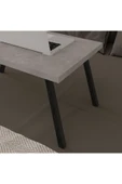 Katlanır Laptop Sehpası Seyyar Kahvaltı Sehpası Çalışma Masası  RETRO GRİ thumbnail 2