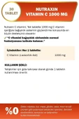 C Vitamin 1000 Mg - C Vitamini Deposu Zaman Salınımlı 30 Tablet thumbnail 3