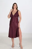 Arias Closet 2li Mürdüm Sabahlık Takımı Bigsize 6223 - 2