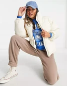 Pull & Bear Dik yakalı şişme mont thumbnail 2