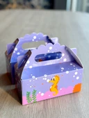 Denizatı Kutusu  25 'li El Tutmalı Çanta Doğum Günü Hediye Kutusu Pasta Kutusu - 2