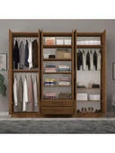 6 Kapaklı Gardırop 240cm  NEVADA thumbnail 2