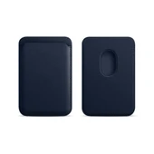 Sneezy İphone 13 Mini-13-13 Pro-13 Pro max Uyumlu Birinci Sınıf Magsafe Cüzdan Magsafe Deri Kartlık  Haki - 6