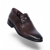 Censay 447 Kahve Antik Kauçuk %Deri Erkek Klasik Ayakkabı thumbnail 1