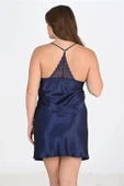 Arias Closet 2li Lacivert Sabahlık Takımı Bigsize 6215 - 1