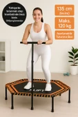 CKSpor Tutunmalı Trambolin 135 Cm ''(54 Inç) Tutmalı Step Trambolin CKS-66 thumbnail 1