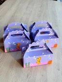 Denizatı Kutusu  25 'li El Tutmalı Çanta Doğum Günü Hediye Kutusu Pasta Kutusu - 4